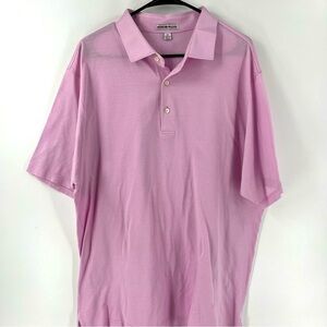 Peter MIllar XL Pink‎ Short Sleeve Golf Polo